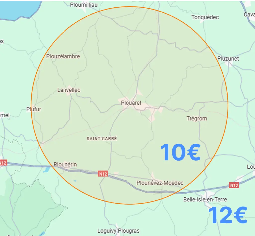 carte de déplacement